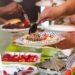 opciones de comida para reuniones